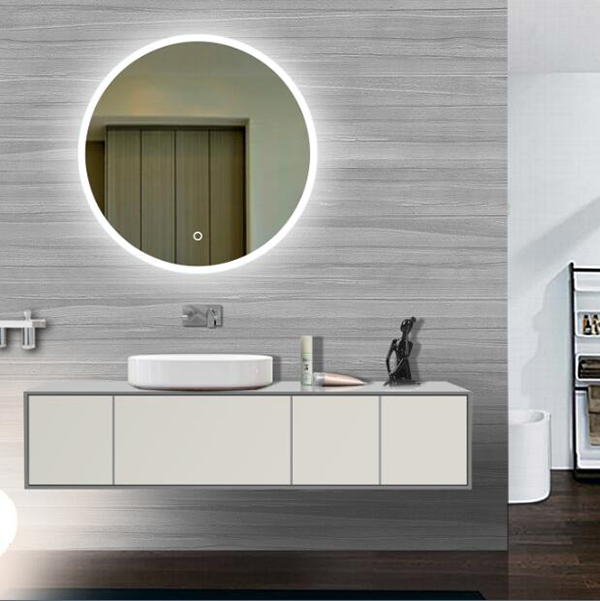 round bathroom mirror