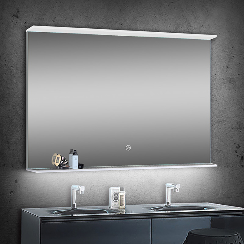 24 x 36 In. LED Bathroom Vanity Mirror with Shelf (AG8001W-M)