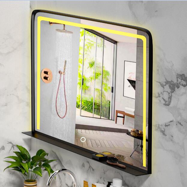 Aluminum Frame wall mounted bathroom wall mirror