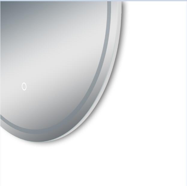 oval led mirror
