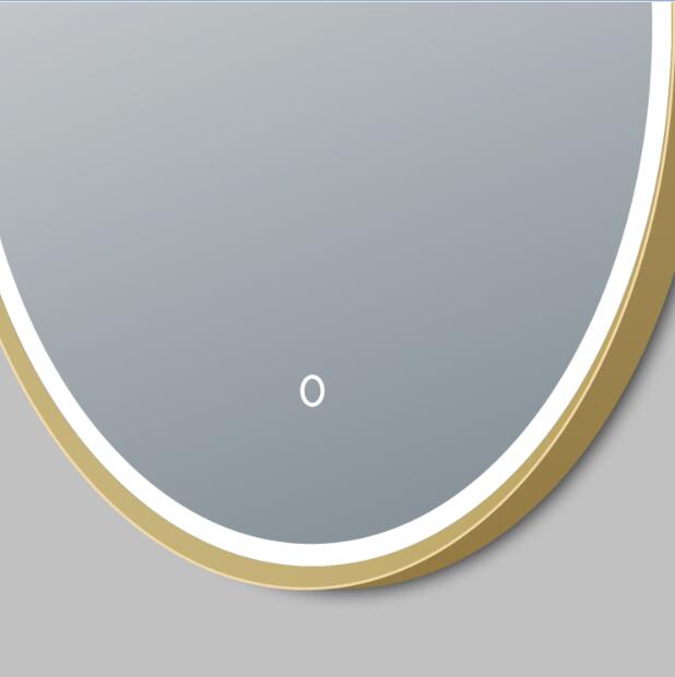  black customized led mirror china supplier