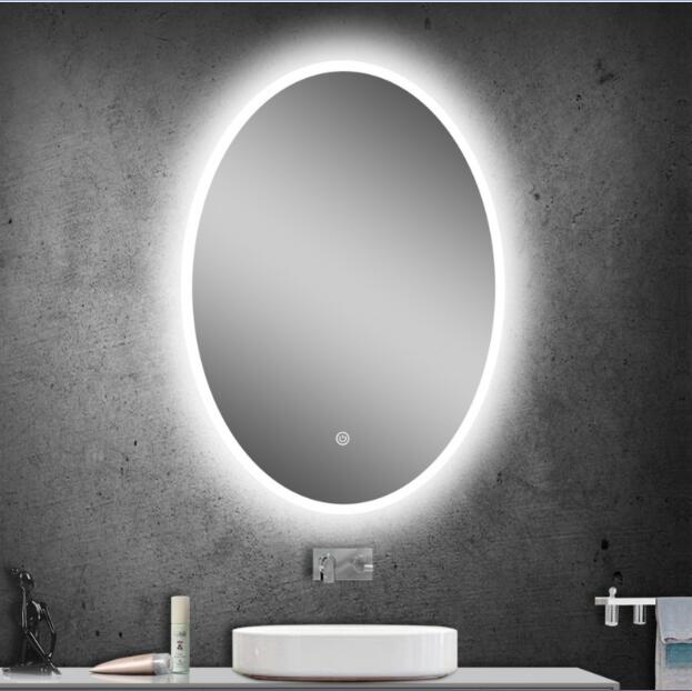 gold led bathroom mirror