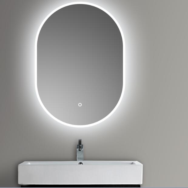 black led bathroom mirror with led