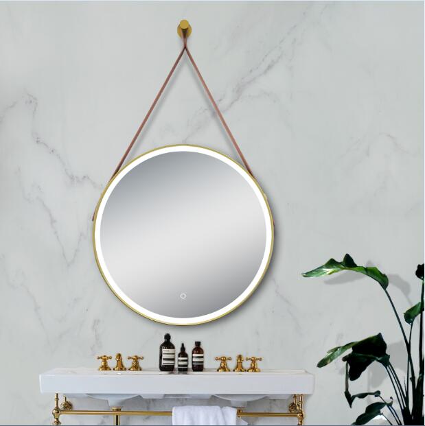 framed daily led bathroom vanity mirror with led