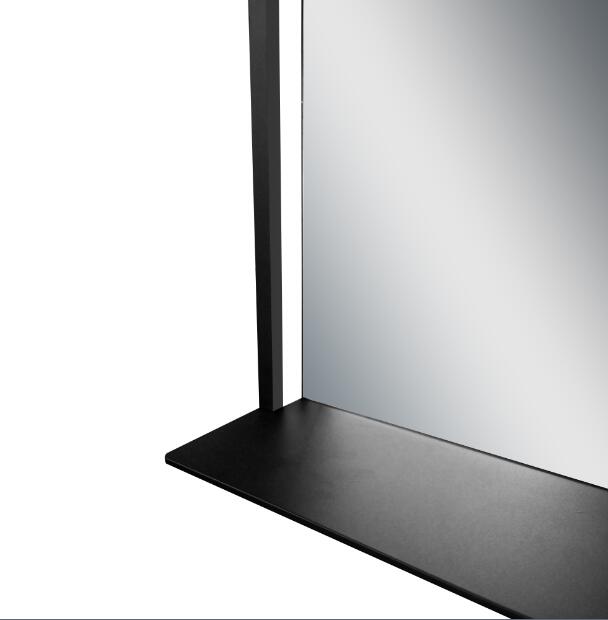 anti fog rectangular illuminated bathroom mirror