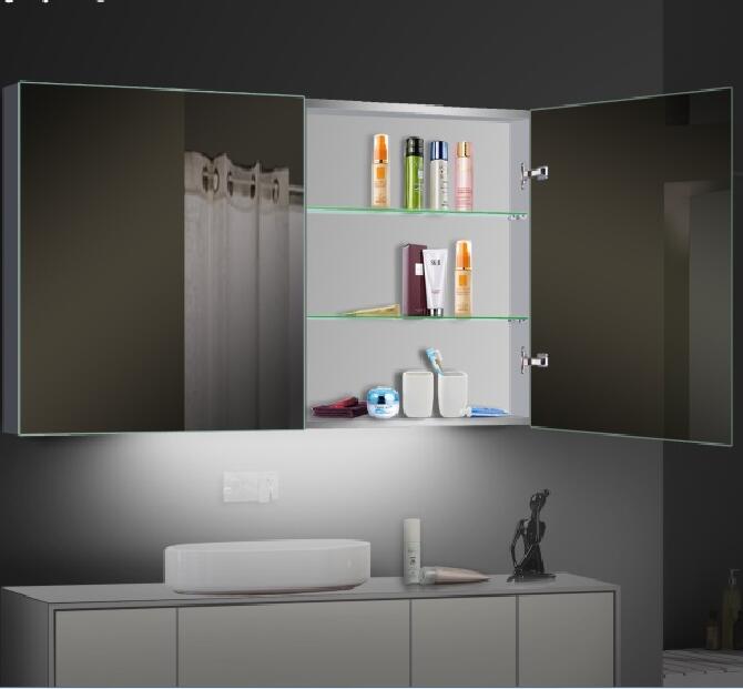 wall-mounted mirror cabinet