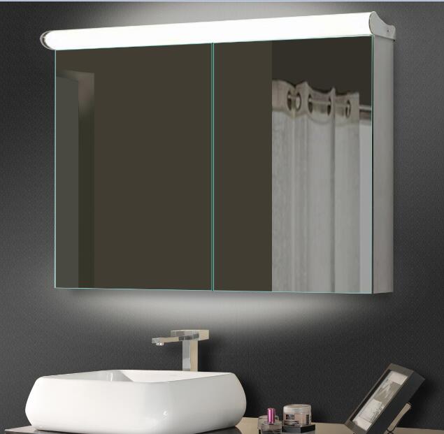 lighted mirror medicine cabinet