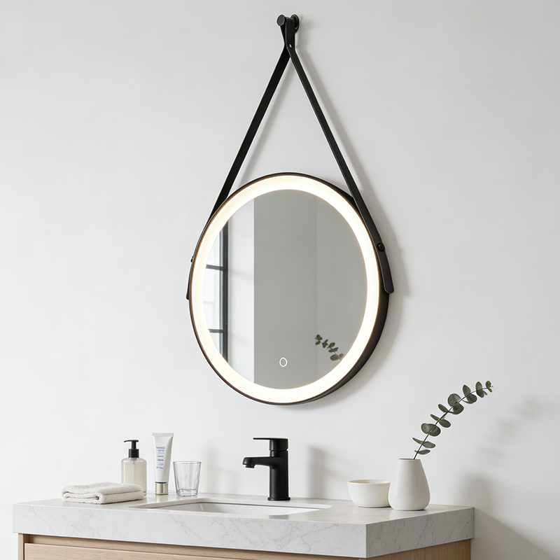  white vanity mirror with led lights