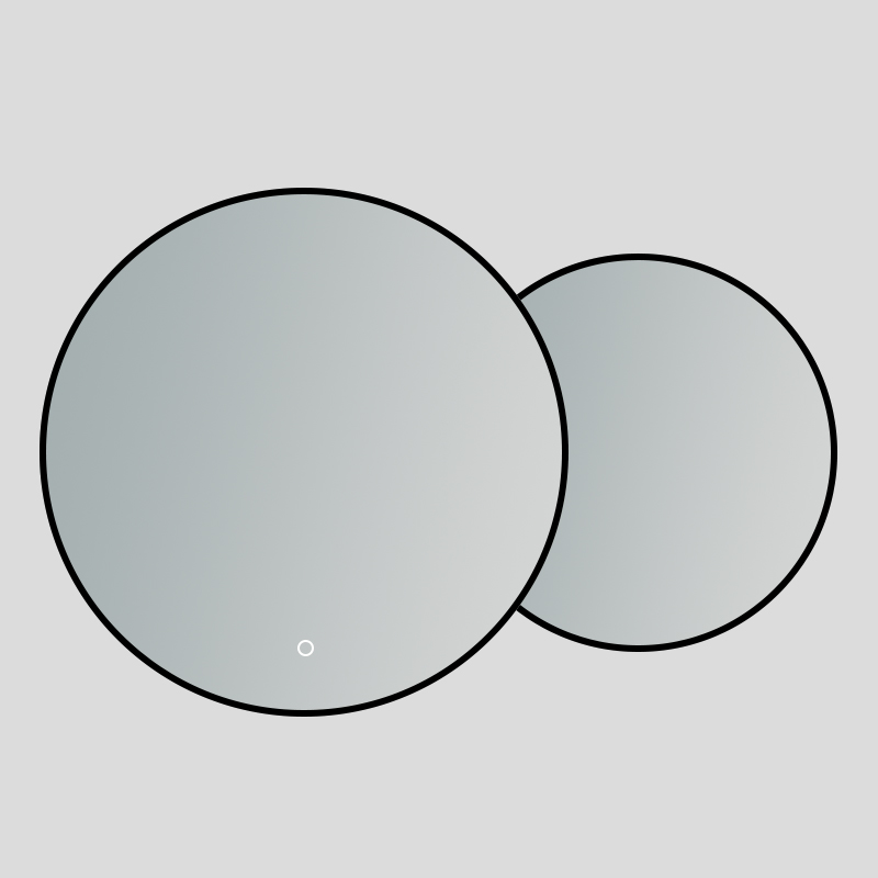 white vanity mirror with led lights