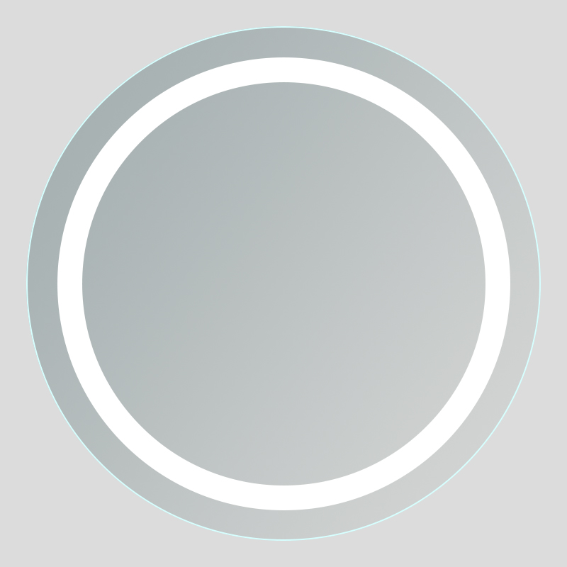 frameless led mirror