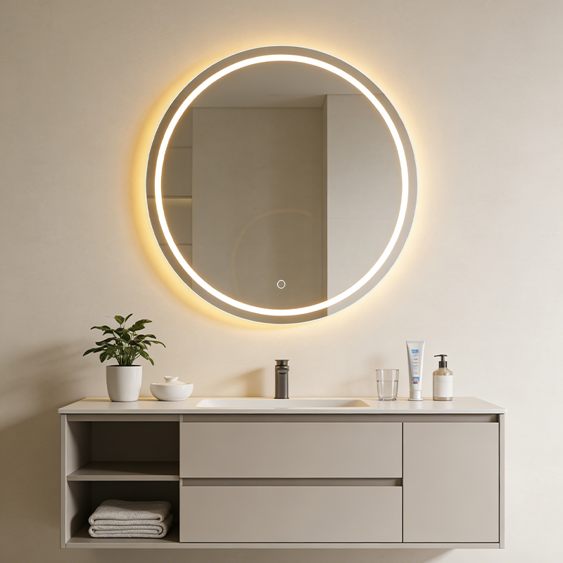rectangular led mirror