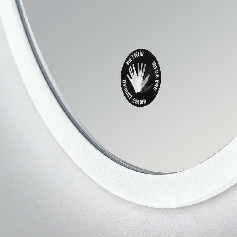 silver led bathroom mirror
