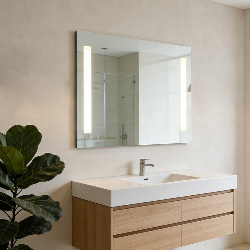 luxury bathroom mirrors with lights