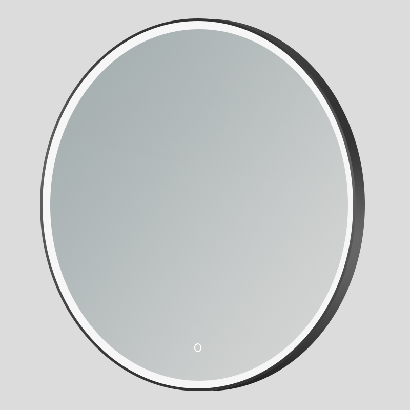 custom round bathroom mirror