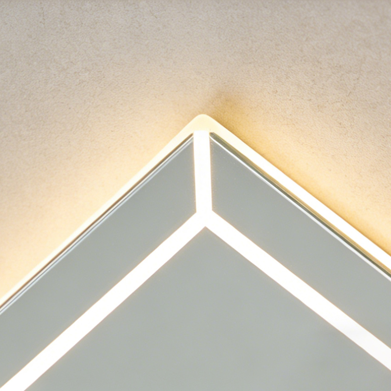 temperature sensing round bathroom mirrors