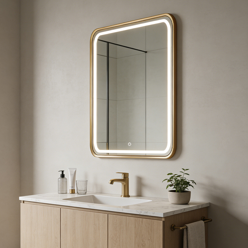 frameless illuminated mirror china supplier
