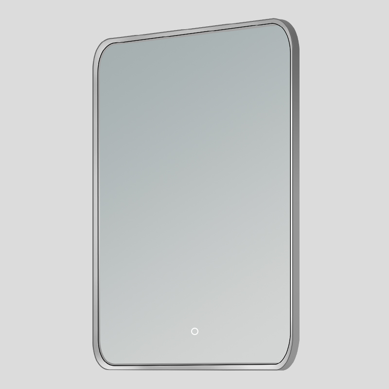 framed illuminated mirror