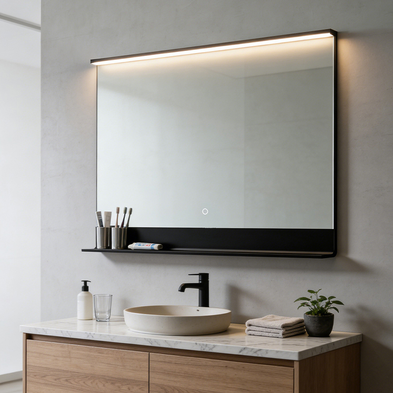 google illuminated mirror