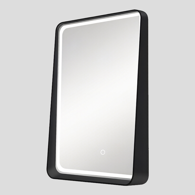 black customized illuminated mirror china supplier