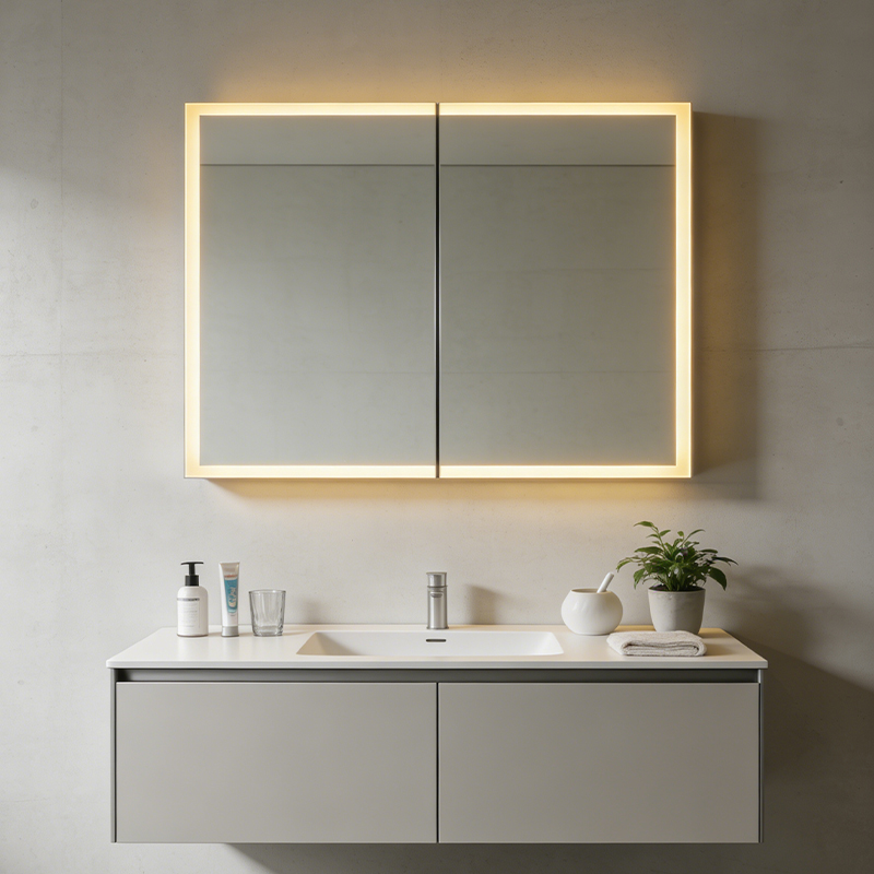 custom medicine cabinet mirror