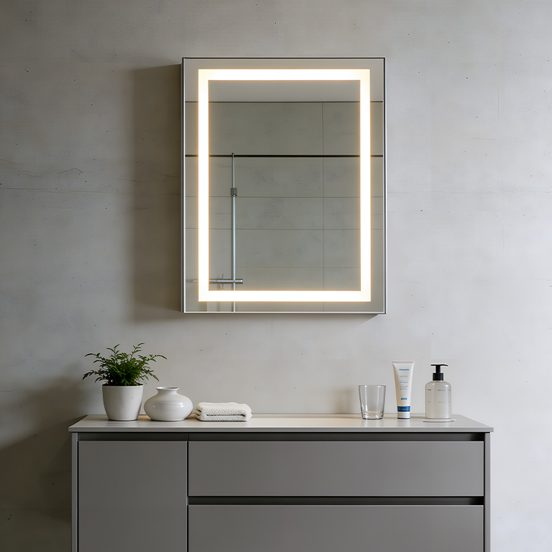 custom recessed medicine cabinet with mirror
