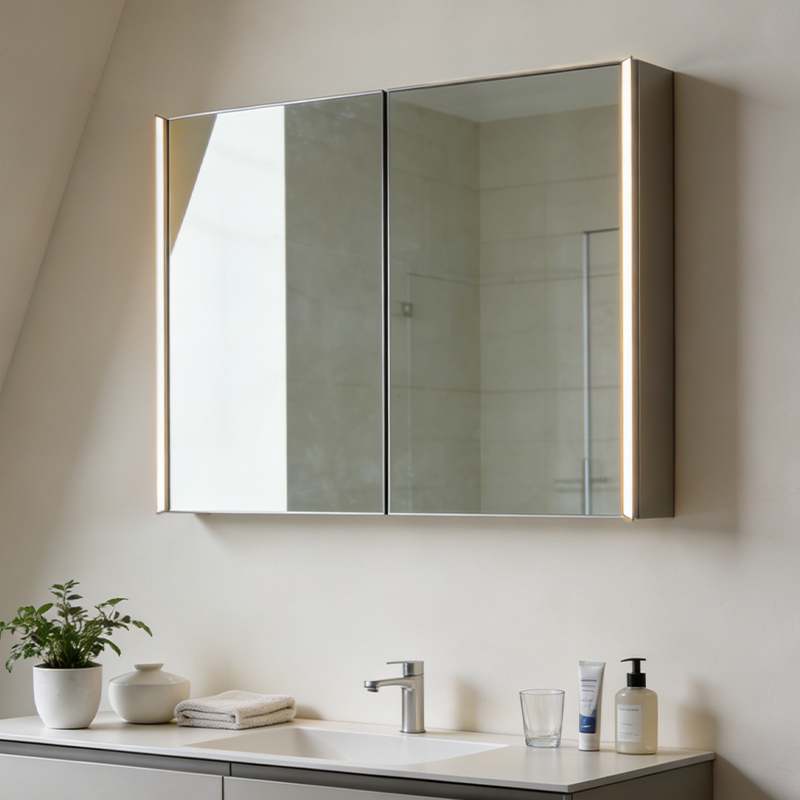 42 inch medicine cabinet with mirror