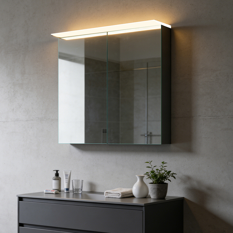 bathroom medicine cabinets with led lights