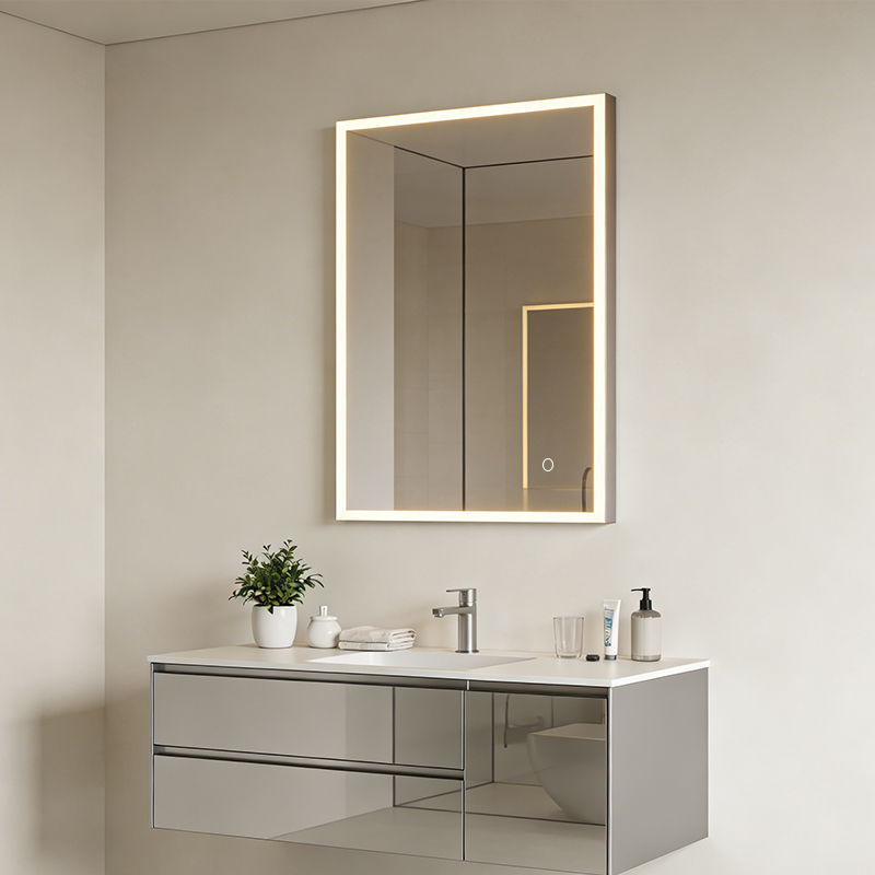 daily led bathroom lighting mirror