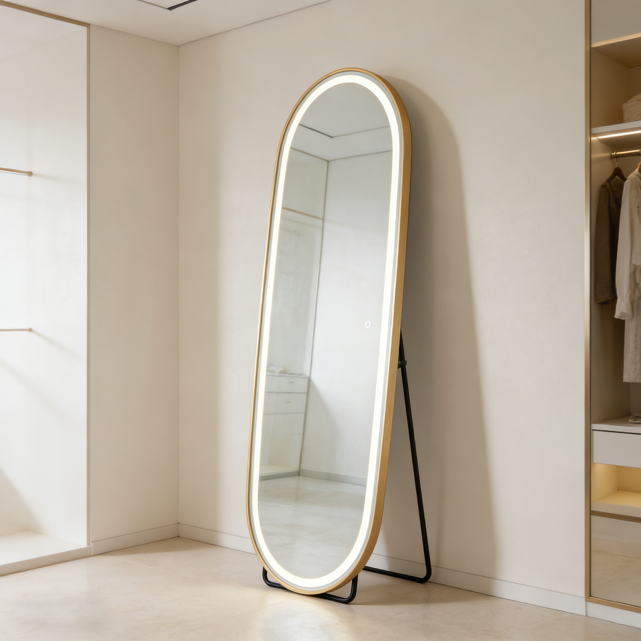 framed full length led backlit mirror supplier