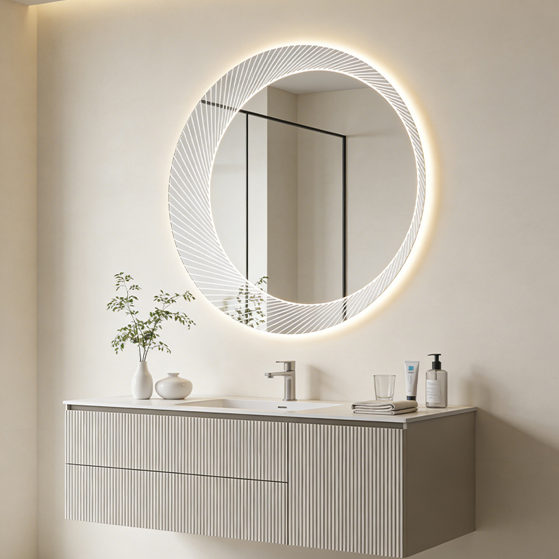 Aluminum Frame wall mounted led mirror