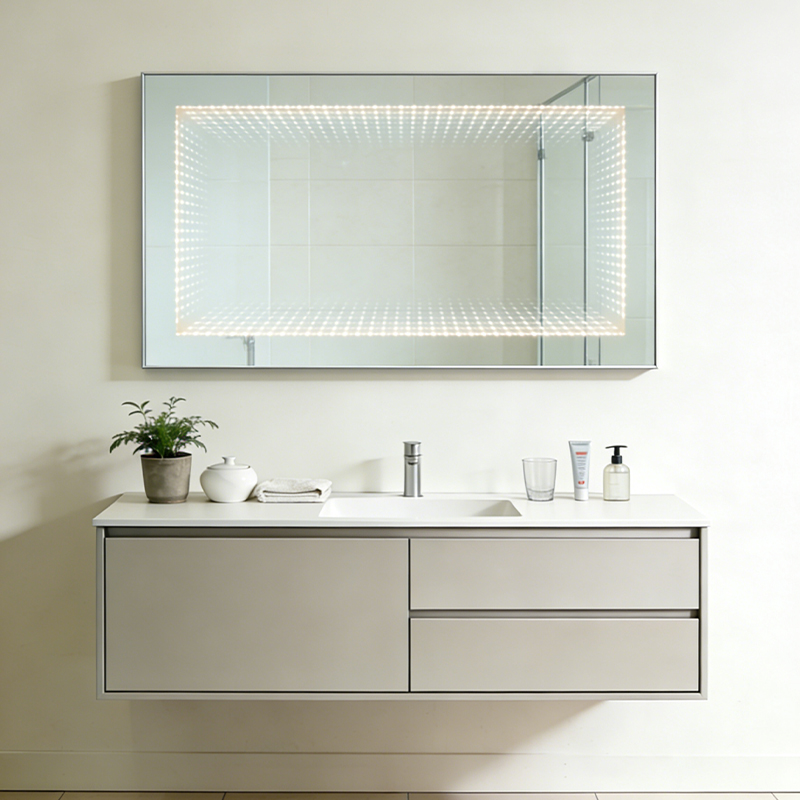  lighted led bathroom mirror factory