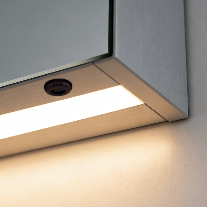 double door mirror cabinet