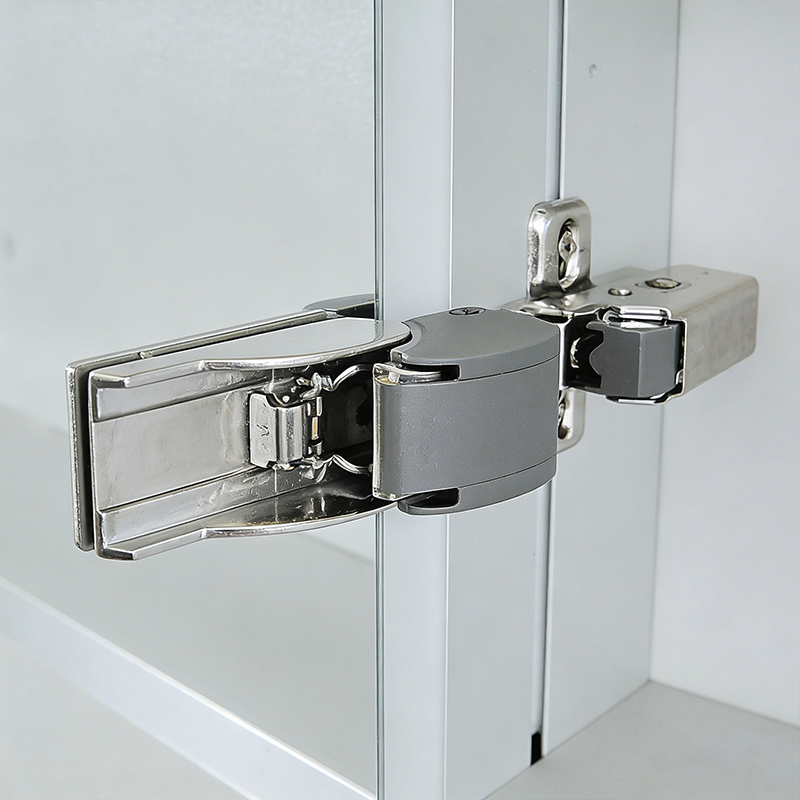 silver mirror cabinet with defogger