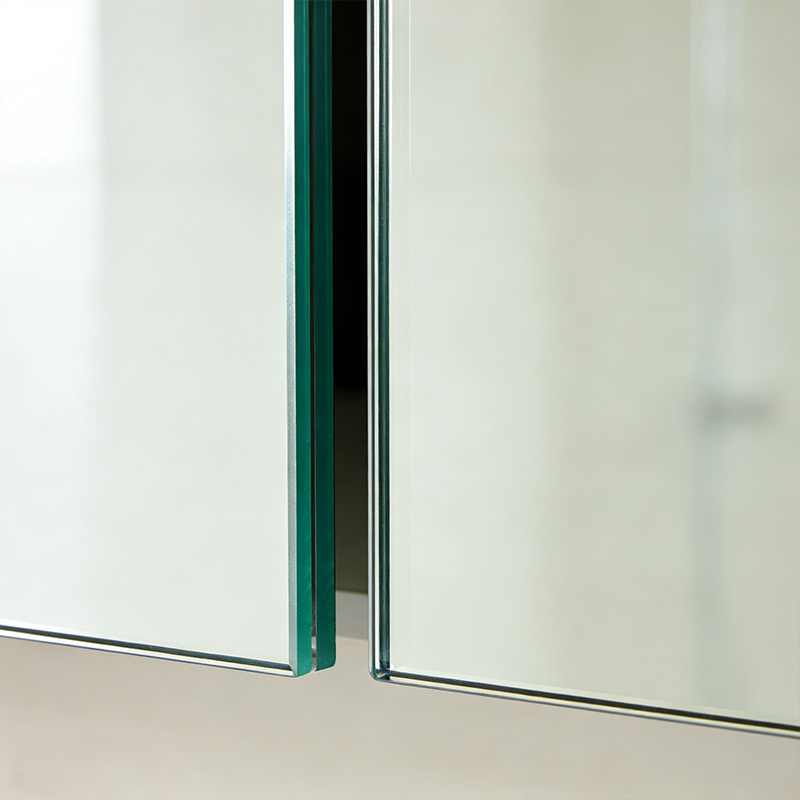 wall-mounted double door mirror cabinet