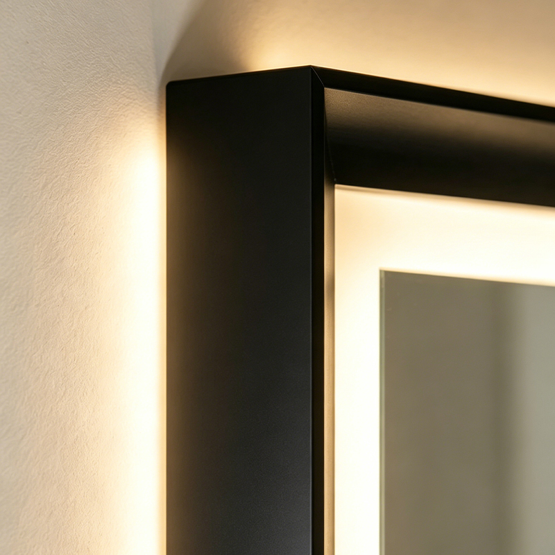 rectangular bathroom mirror
